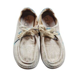 Hey Dude Women's Sunflower Beige Size 8 US